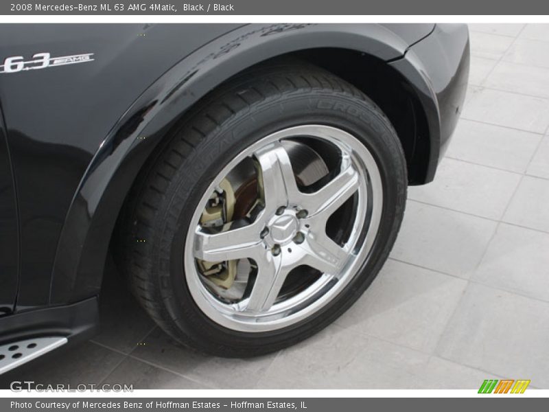 Black / Black 2008 Mercedes-Benz ML 63 AMG 4Matic
