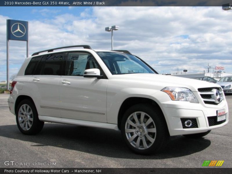 Arctic White / Black 2010 Mercedes-Benz GLK 350 4Matic