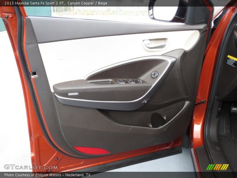 Canyon Copper / Beige 2013 Hyundai Santa Fe Sport 2.0T