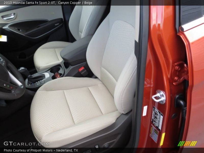 Canyon Copper / Beige 2013 Hyundai Santa Fe Sport 2.0T
