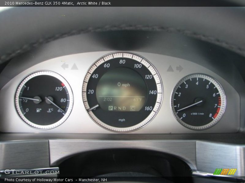 Arctic White / Black 2010 Mercedes-Benz GLK 350 4Matic