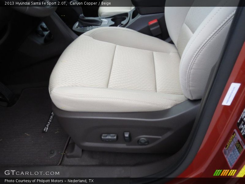 Canyon Copper / Beige 2013 Hyundai Santa Fe Sport 2.0T