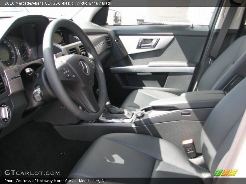 Arctic White / Black 2010 Mercedes-Benz GLK 350 4Matic