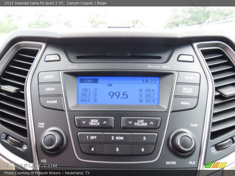 Canyon Copper / Beige 2013 Hyundai Santa Fe Sport 2.0T