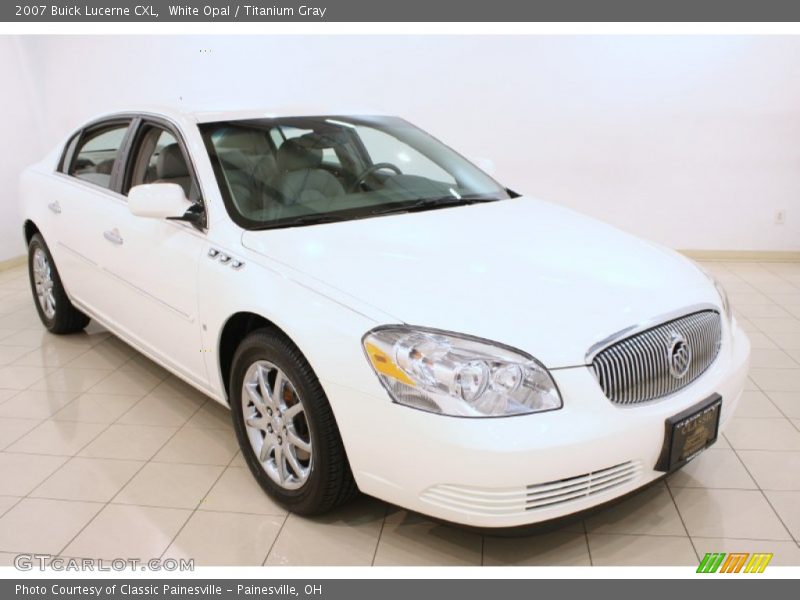White Opal / Titanium Gray 2007 Buick Lucerne CXL