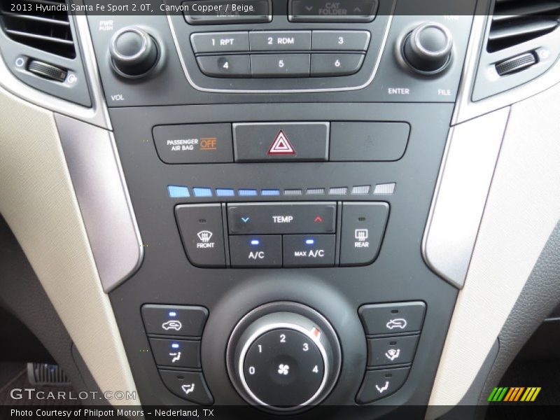 Canyon Copper / Beige 2013 Hyundai Santa Fe Sport 2.0T