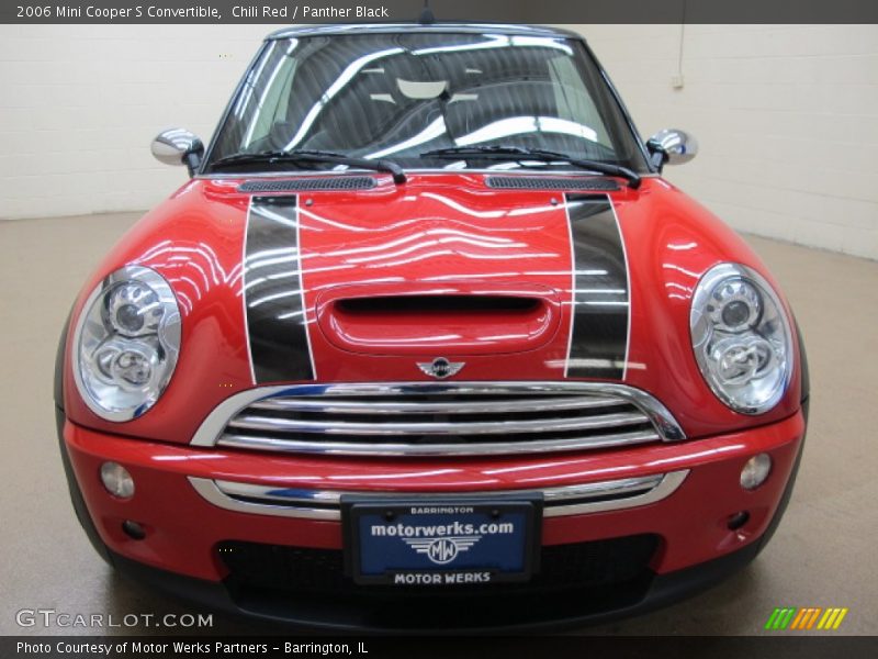 Chili Red / Panther Black 2006 Mini Cooper S Convertible