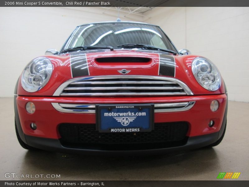 Chili Red / Panther Black 2006 Mini Cooper S Convertible
