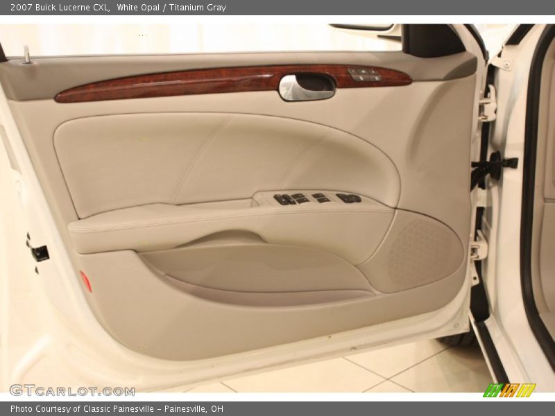 White Opal / Titanium Gray 2007 Buick Lucerne CXL
