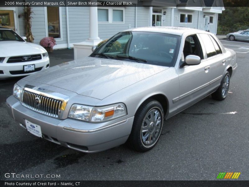 Silver Birch Metallic / Charcoal Black 2006 Mercury Grand Marquis GS