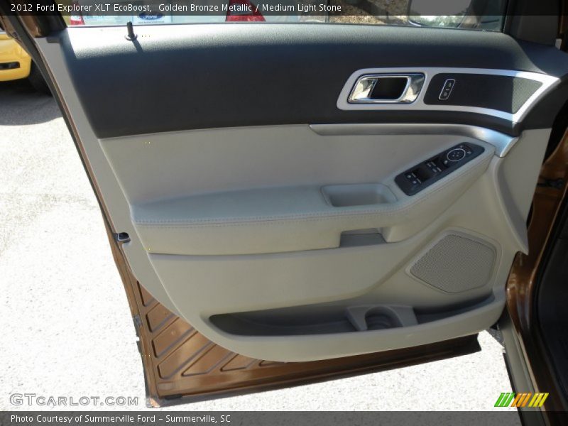 Golden Bronze Metallic / Medium Light Stone 2012 Ford Explorer XLT EcoBoost