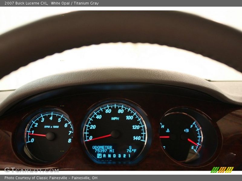 White Opal / Titanium Gray 2007 Buick Lucerne CXL