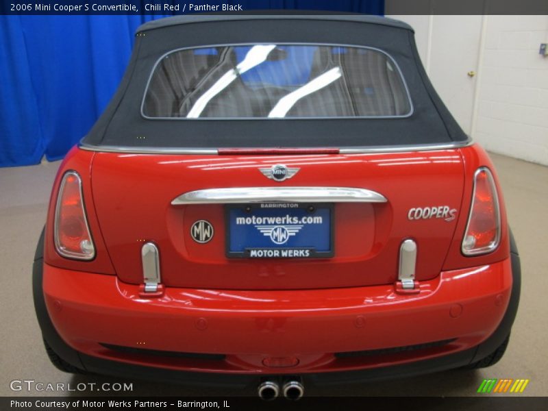 Chili Red / Panther Black 2006 Mini Cooper S Convertible