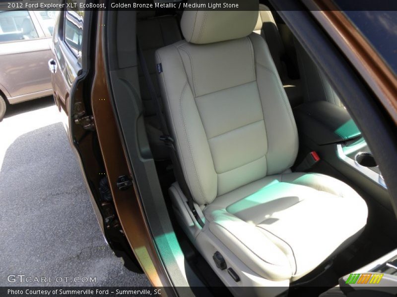 Golden Bronze Metallic / Medium Light Stone 2012 Ford Explorer XLT EcoBoost