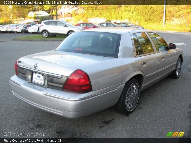 Silver Birch Metallic / Charcoal Black 2006 Mercury Grand Marquis GS