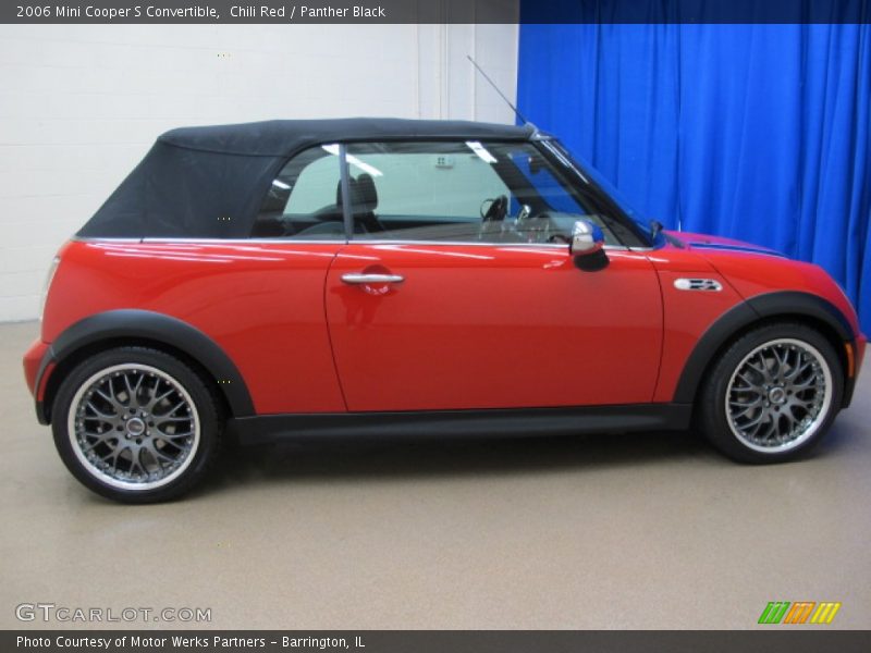 Chili Red / Panther Black 2006 Mini Cooper S Convertible