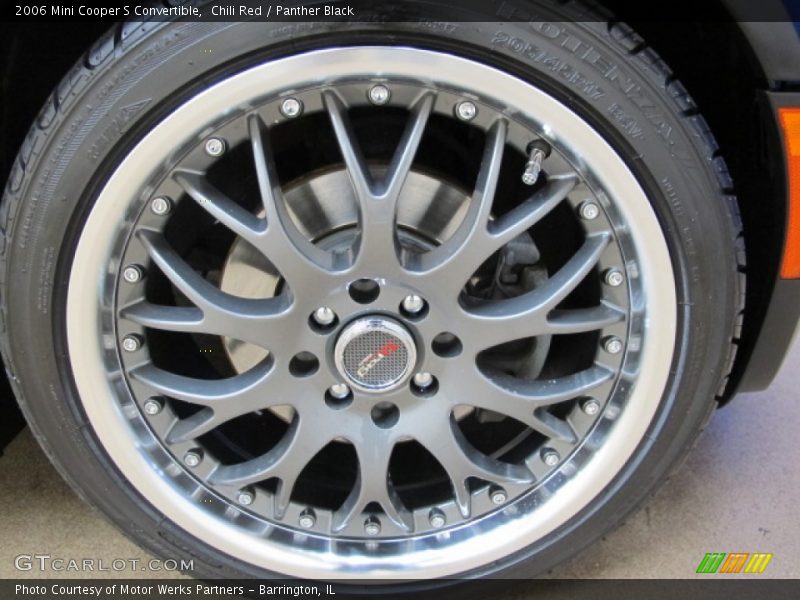 Chili Red / Panther Black 2006 Mini Cooper S Convertible