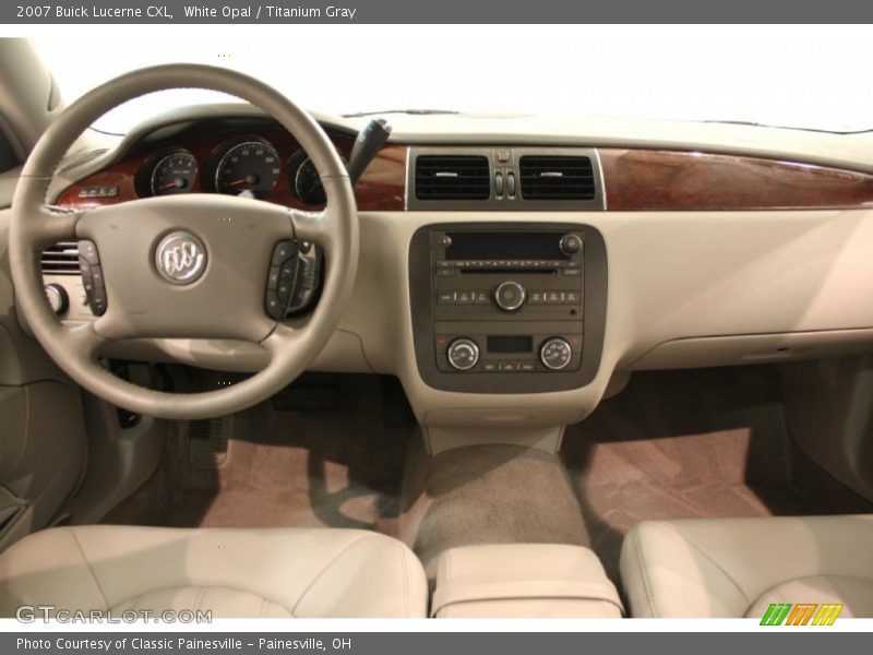 White Opal / Titanium Gray 2007 Buick Lucerne CXL