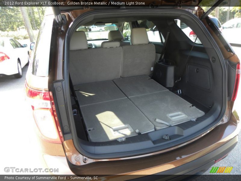 Golden Bronze Metallic / Medium Light Stone 2012 Ford Explorer XLT EcoBoost