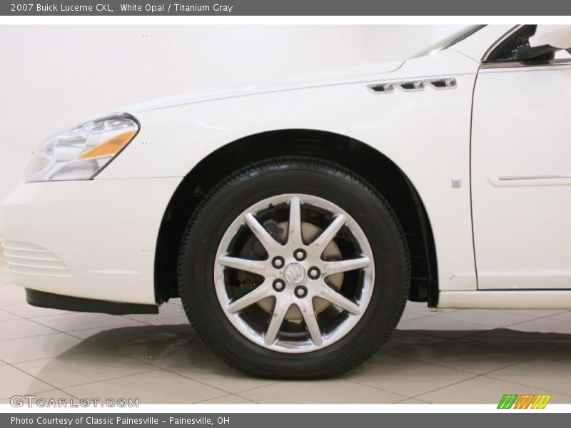 White Opal / Titanium Gray 2007 Buick Lucerne CXL