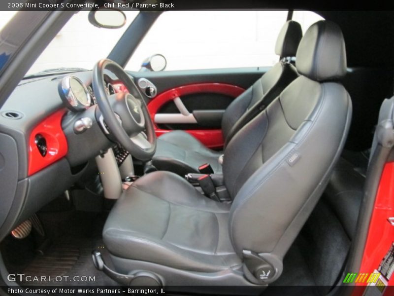 Chili Red / Panther Black 2006 Mini Cooper S Convertible
