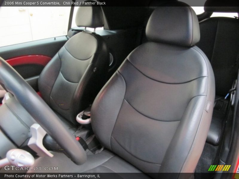 Chili Red / Panther Black 2006 Mini Cooper S Convertible