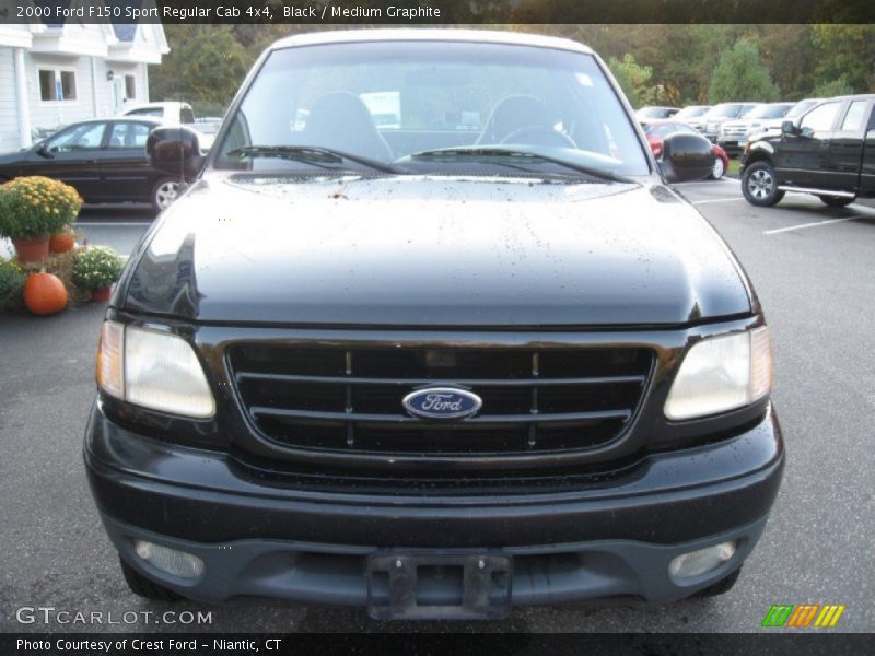 Black / Medium Graphite 2000 Ford F150 Sport Regular Cab 4x4
