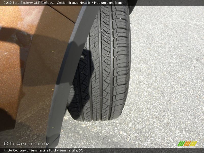 Golden Bronze Metallic / Medium Light Stone 2012 Ford Explorer XLT EcoBoost