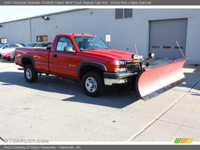 Victory Red / Dark Charcoal 2007 Chevrolet Silverado 2500HD Classic Work Truck Regular Cab 4x4