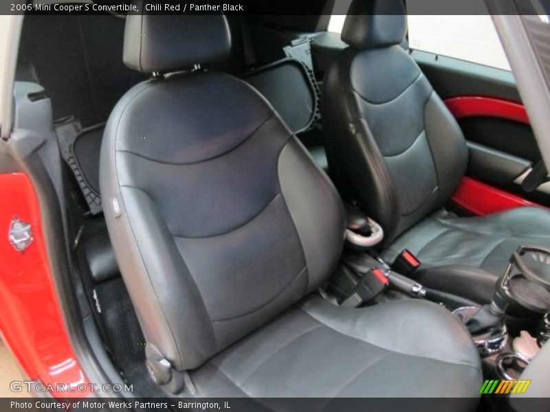 Chili Red / Panther Black 2006 Mini Cooper S Convertible