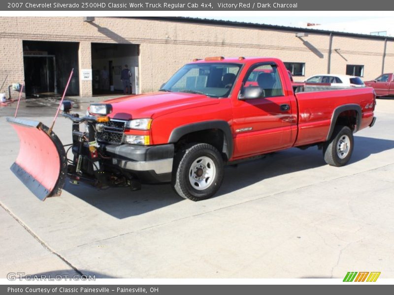 Victory Red / Dark Charcoal 2007 Chevrolet Silverado 2500HD Classic Work Truck Regular Cab 4x4