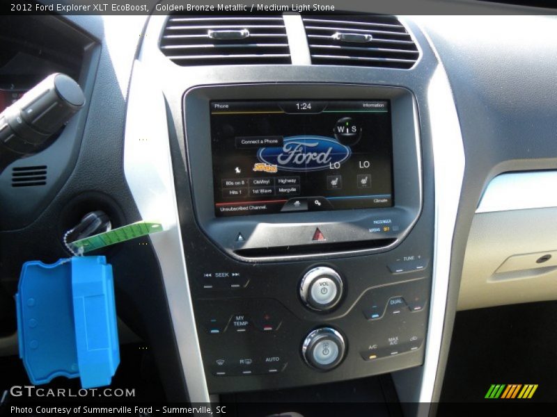 Golden Bronze Metallic / Medium Light Stone 2012 Ford Explorer XLT EcoBoost