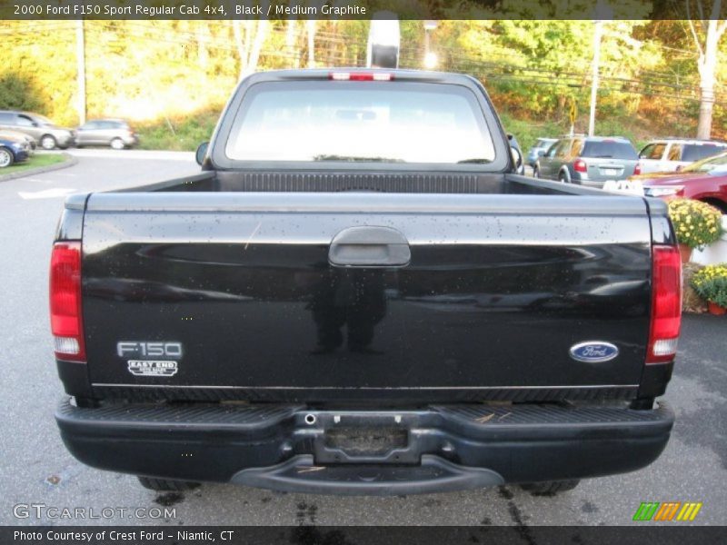 Black / Medium Graphite 2000 Ford F150 Sport Regular Cab 4x4