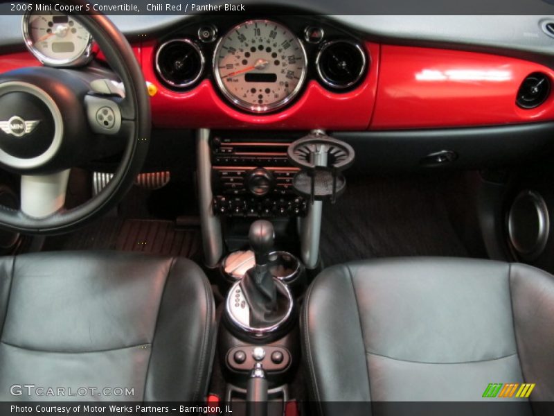 Chili Red / Panther Black 2006 Mini Cooper S Convertible