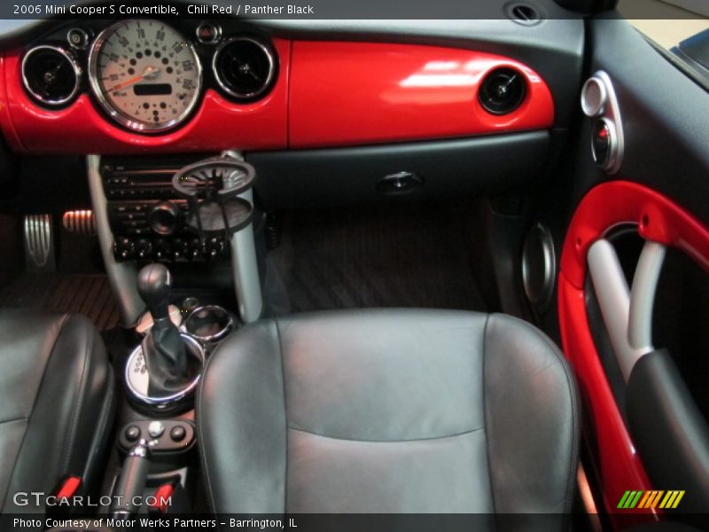 Chili Red / Panther Black 2006 Mini Cooper S Convertible