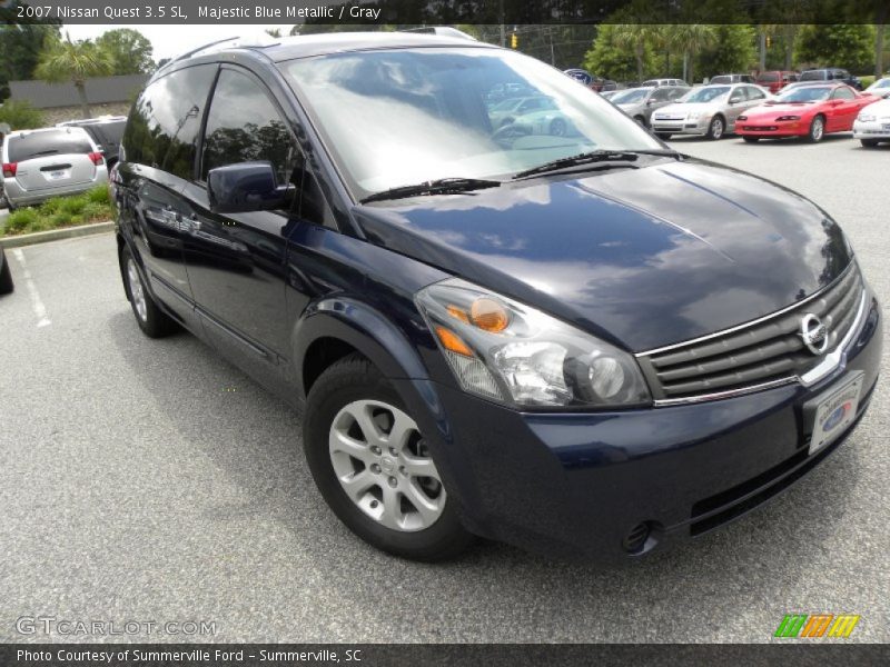 Majestic Blue Metallic / Gray 2007 Nissan Quest 3.5 SL