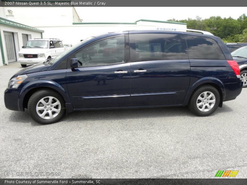 Majestic Blue Metallic / Gray 2007 Nissan Quest 3.5 SL