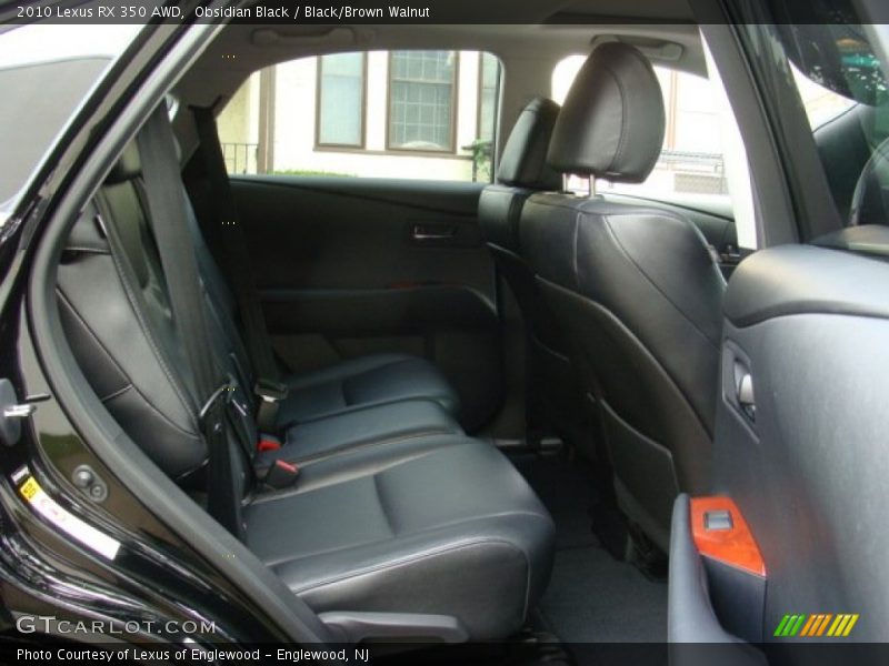 Obsidian Black / Black/Brown Walnut 2010 Lexus RX 350 AWD