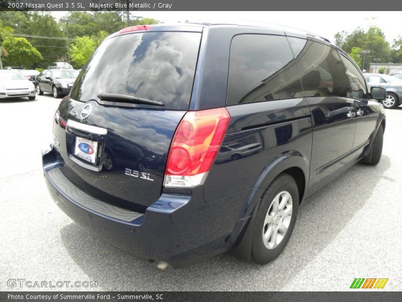 Majestic Blue Metallic / Gray 2007 Nissan Quest 3.5 SL