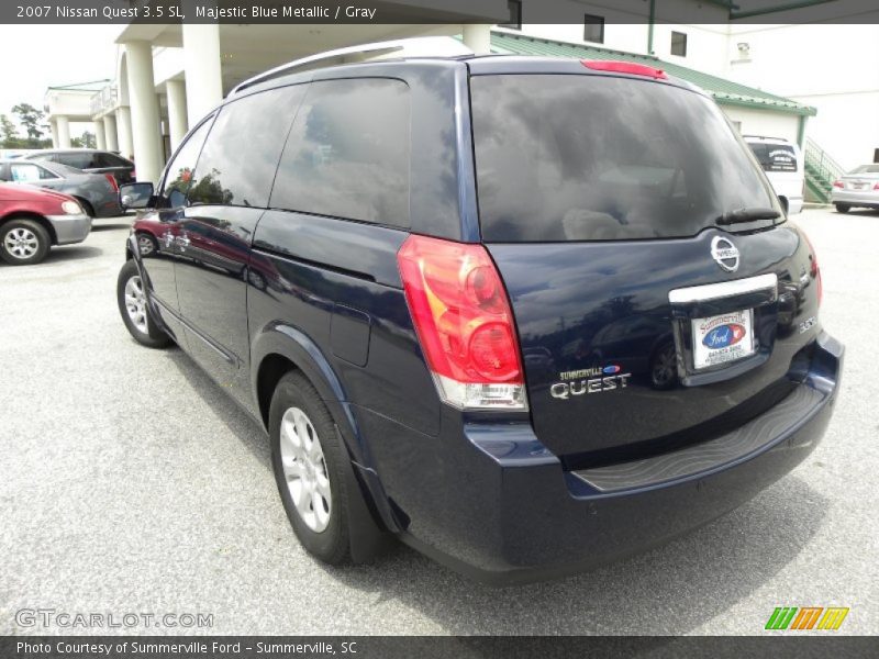 Majestic Blue Metallic / Gray 2007 Nissan Quest 3.5 SL