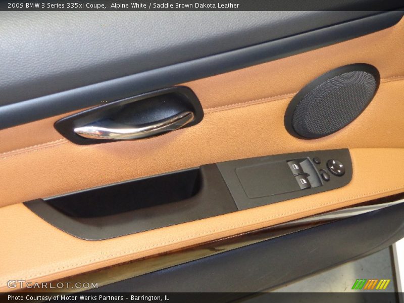 Alpine White / Saddle Brown Dakota Leather 2009 BMW 3 Series 335xi Coupe
