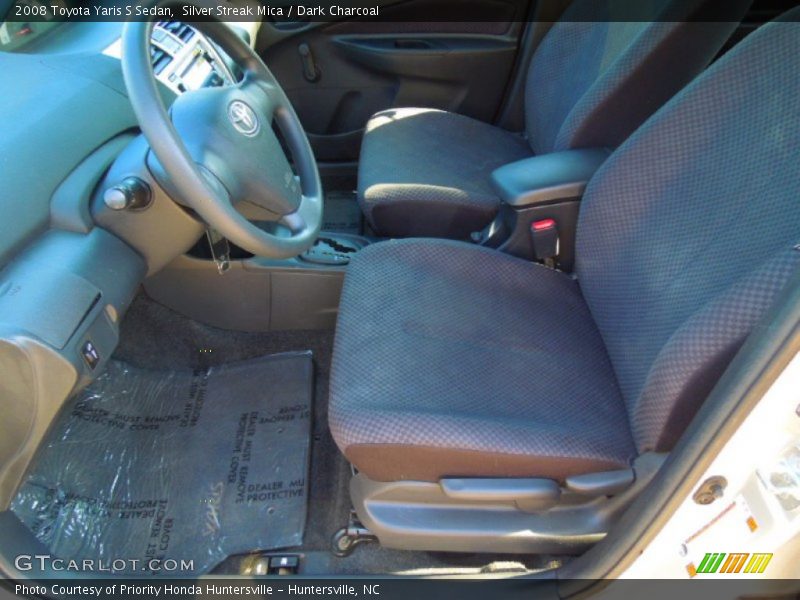Silver Streak Mica / Dark Charcoal 2008 Toyota Yaris S Sedan