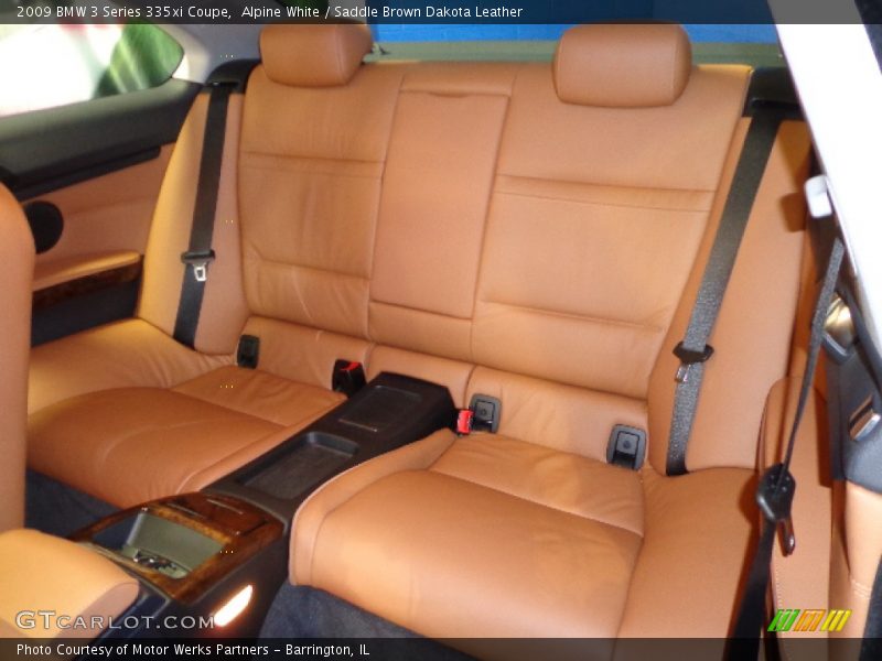 Alpine White / Saddle Brown Dakota Leather 2009 BMW 3 Series 335xi Coupe