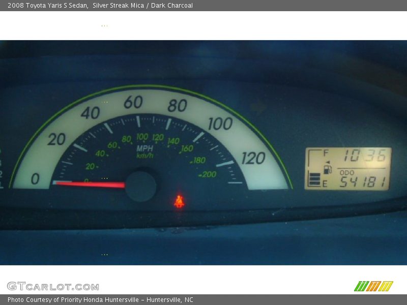  2008 Yaris S Sedan S Sedan Gauges