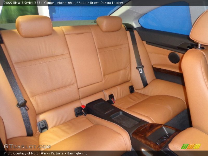 Alpine White / Saddle Brown Dakota Leather 2009 BMW 3 Series 335xi Coupe
