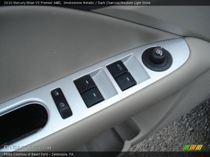 Smokestone Metallic / Dark Charcoal/Medium Light Stone 2010 Mercury Milan V6 Premier AWD