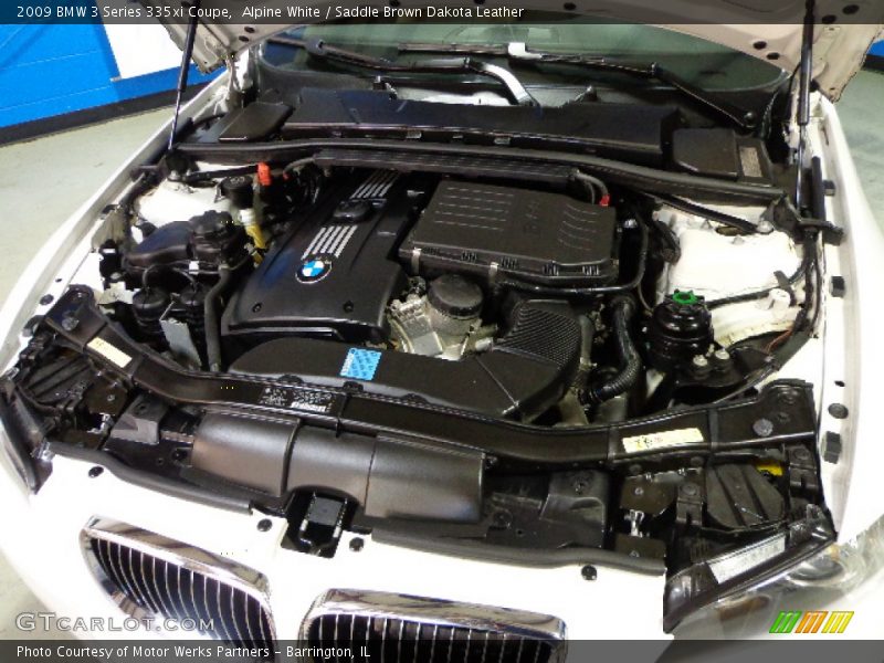 Alpine White / Saddle Brown Dakota Leather 2009 BMW 3 Series 335xi Coupe