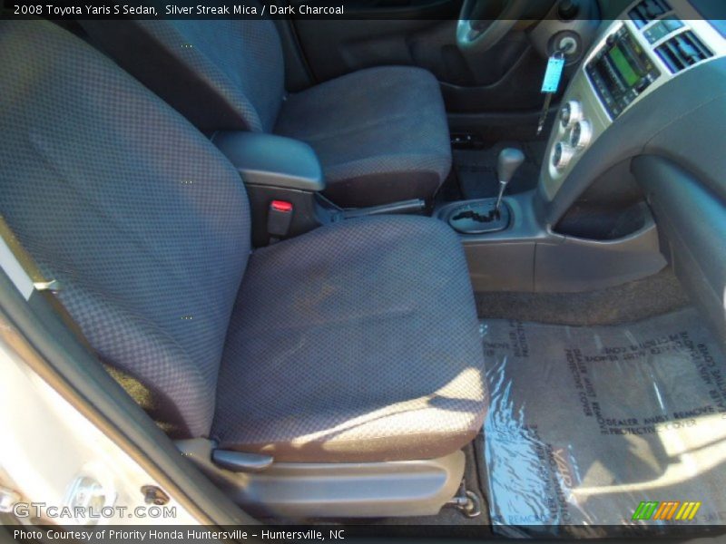 Silver Streak Mica / Dark Charcoal 2008 Toyota Yaris S Sedan