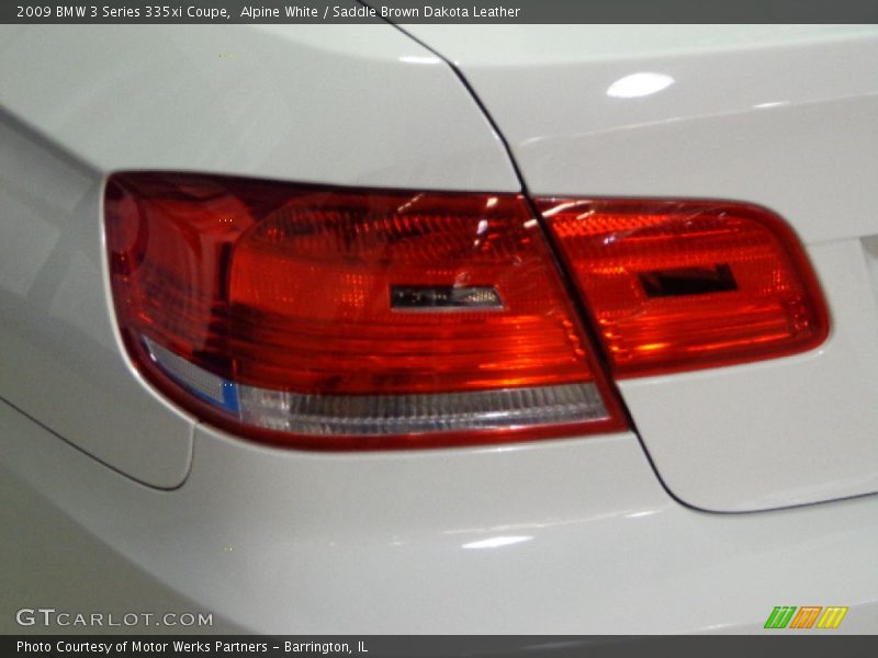 Alpine White / Saddle Brown Dakota Leather 2009 BMW 3 Series 335xi Coupe