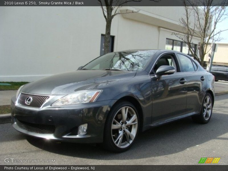 Smoky Granite Mica / Black 2010 Lexus IS 250